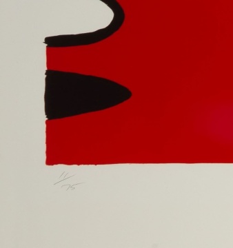 Terry Frost (British, 1915-2003) Red with Black on the Side, 1970